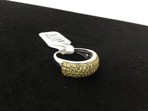 Orange Rhinestone Ring