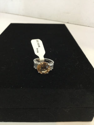 Brown Rhinestone Ring