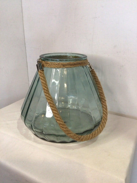 Clear Glass Rope Lantern