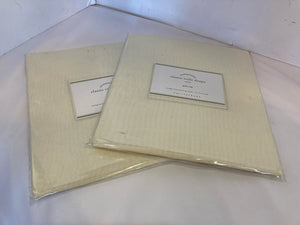 Pottery Barn Pole Top Yellow Cotton Pair Draperies/Curtains