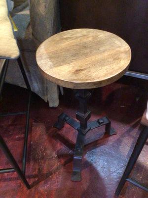 Industrial Wood/Iron Brown/black Table