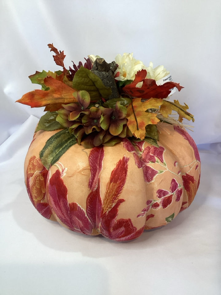 Fall Orange Pumkin Floral Holiday Item