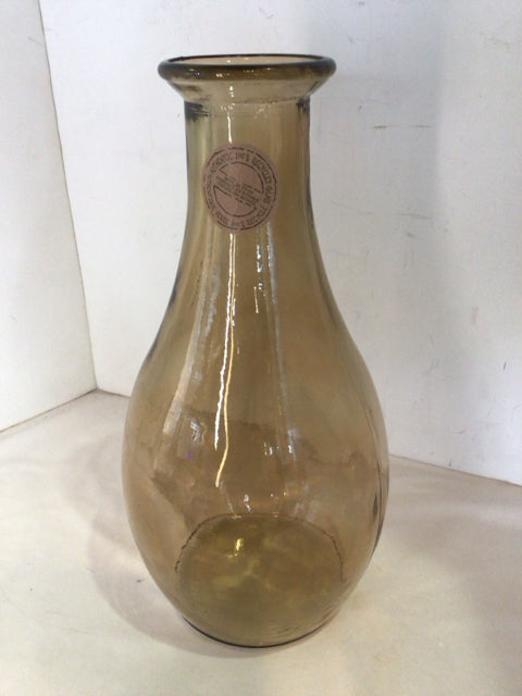Brown Glass Vase