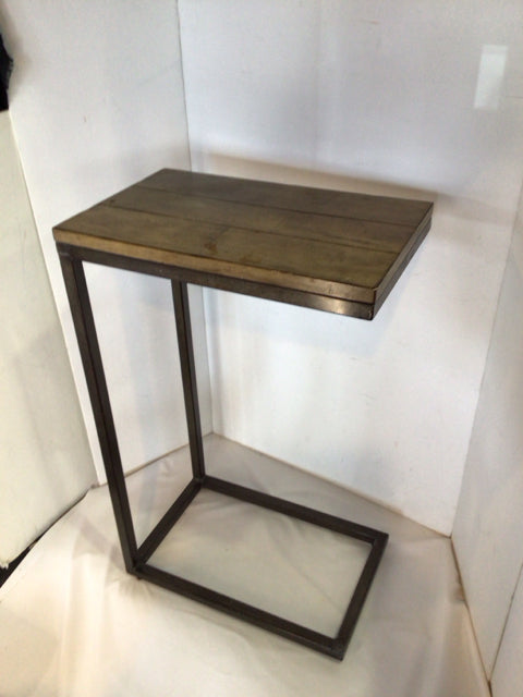Ballard Designs Side Wood/Metal Brown/black Table