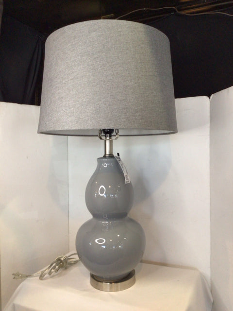 Gray Ceramic Lamp