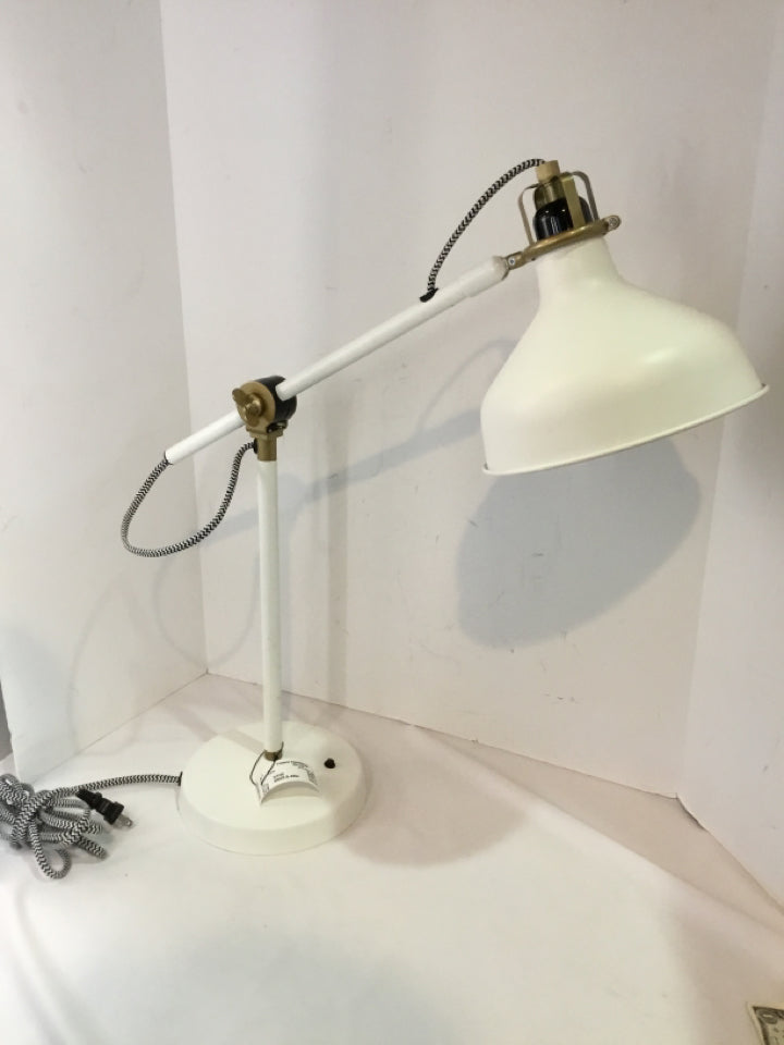 IKEA White Metal Desk Lamp