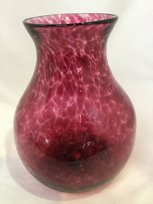 Cranberry Glass Vase