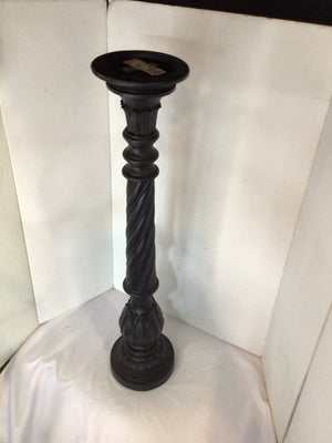 Black Resin Candle Stick
