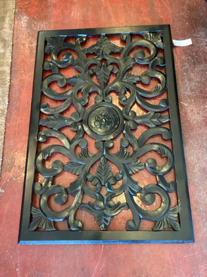 Wood Black Wall Decoration Art