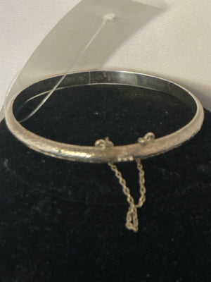 Sterling Silver Silver Bangle Bracelet