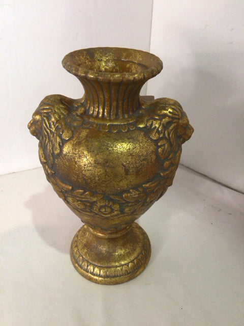 Greek Gold Ceramic Vase