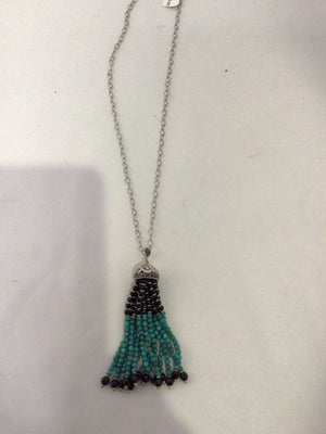 Turquoise Tassel Necklace