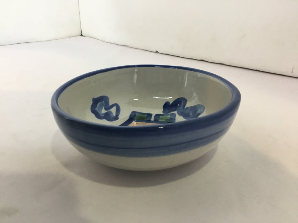 Gray/Blue Pottery Bowl