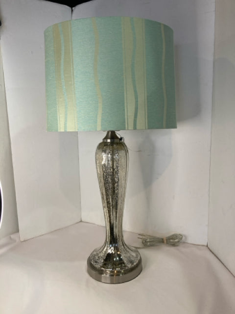 Silver Mercury Glass Lamp