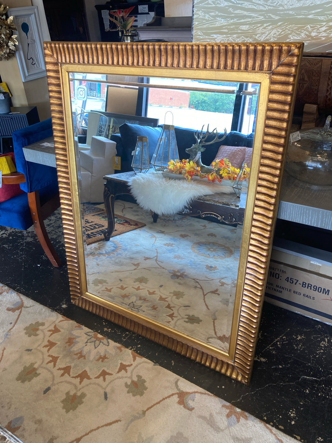 Gold Resin Mirror