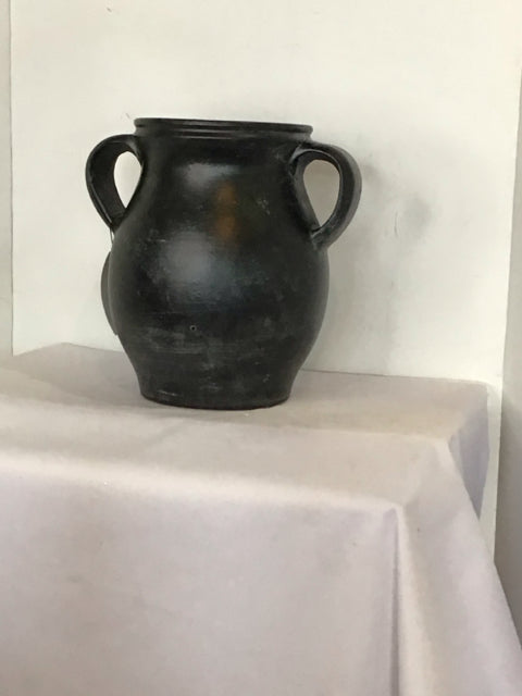 Black Terracotta Vase