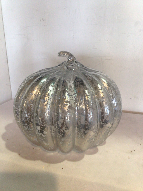 Mercury Glass Pumpkin Holiday Item