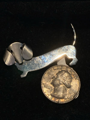 Sterling Silver Dog Pin