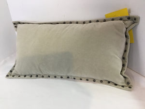 Beige Velvet Pillow