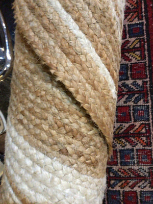 Jute Round Cream/Tan Rug