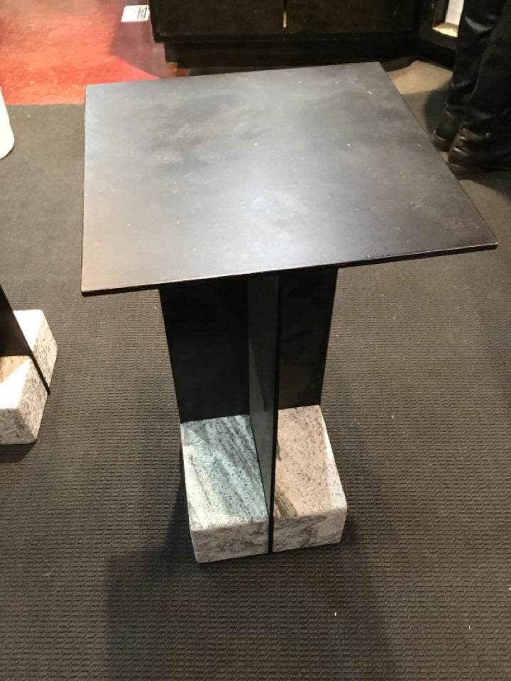 Modern Marble/Iron Gray Table