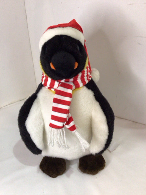 Stuffed Black/White Penguin Holiday Item