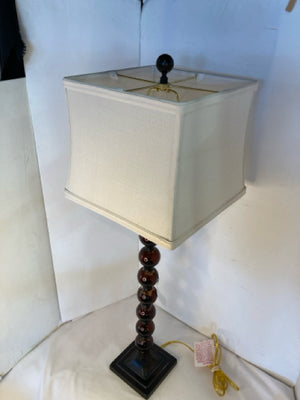 Brown Glass Balls Lamp