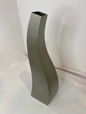 Gray Metal Vase