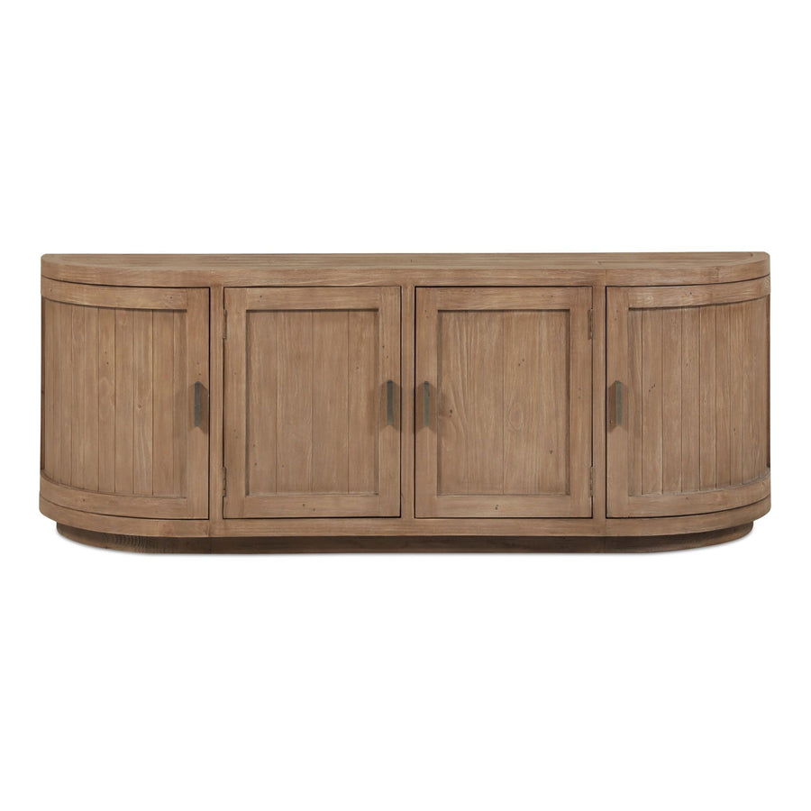 Moe's Modern Brown Curved Cabinet