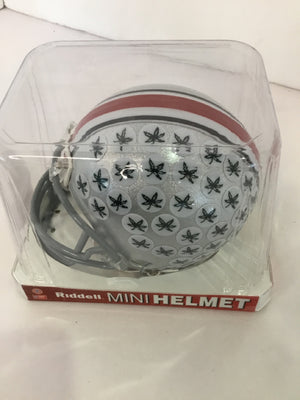 Riddell OSU Gray/Red Helmet Game