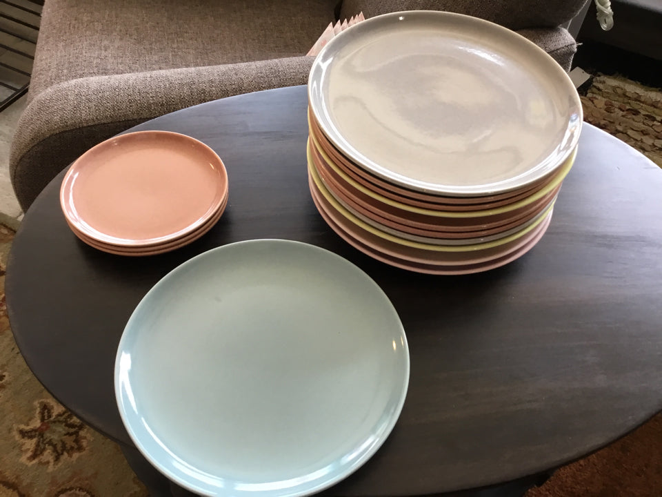 Plates Ceramic 14 piece Dish Set