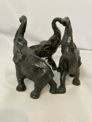 Cast Iron Elephant Figurine