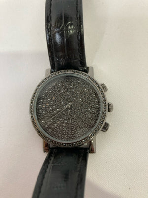 Black Rhinestone Watch