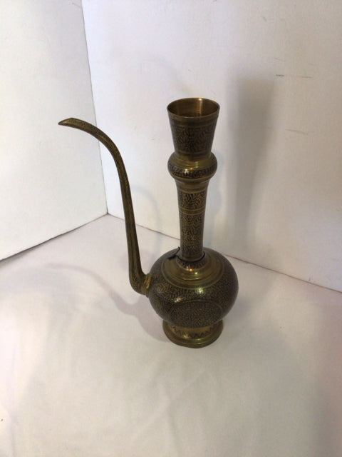Vintage Brass Brass Coffee Pot