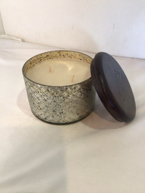 Tea Shop Mercury Glass Candle