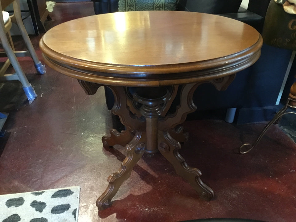 Victorian Wood Eastlake Brown Table