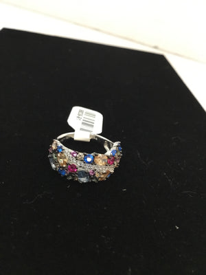 Multi-Color Rhinestone Ring