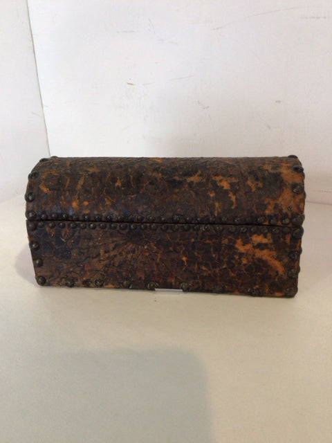 Trunk Wood Trinket Box Brown Box