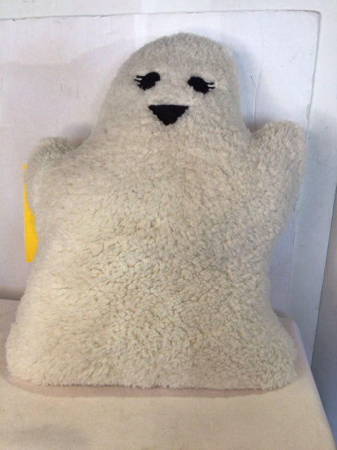 Pillow White Ghost Holiday Item