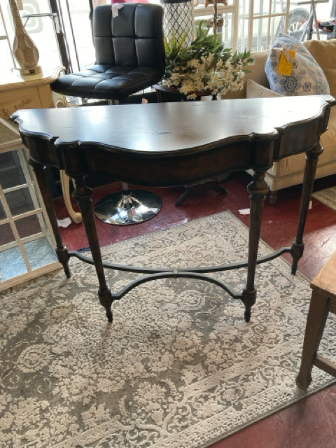 Uttermost Demi Lune Wood Brown Table