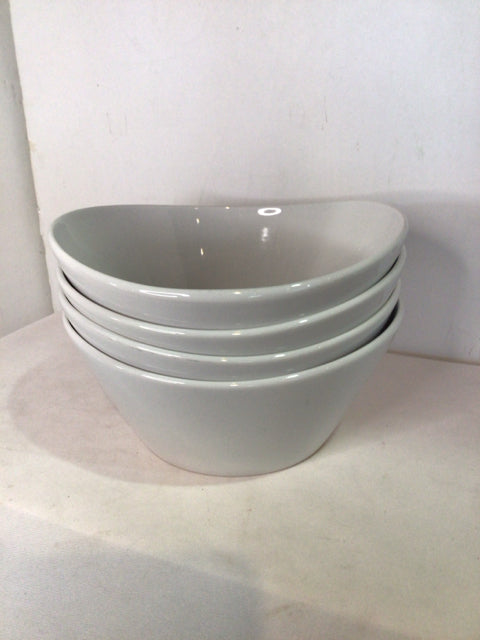 Threshold Set of 4 White Bowl Set