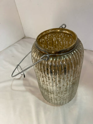 Silver Mercury Glass Lantern