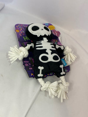 Toy Black/White Polyester Skeleton Dog Accessories