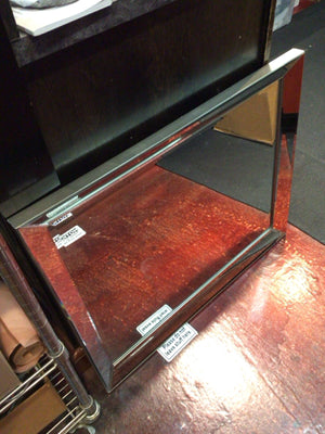 Silver Beveled Mirror