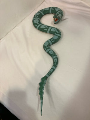 Green Resin Snake Misc