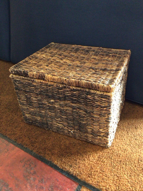 Storage Brown Wicker Basket