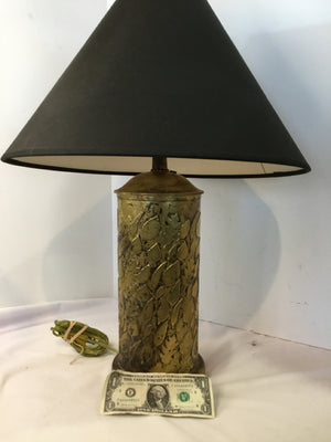 Vintage Gold/Black Metal Lamp