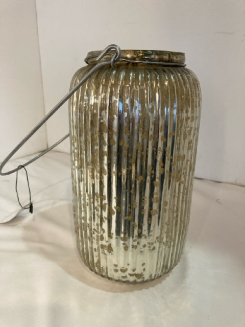 Silver Mercury Glass Lantern
