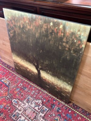 Green/multi Canvas Tree Stretch Canvas Art