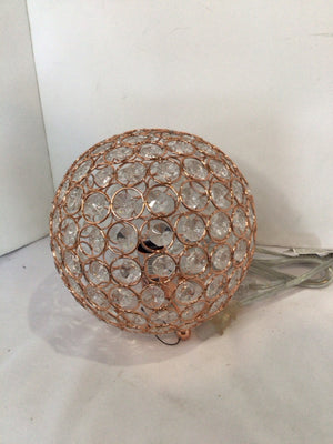 Table Copper Metal Round Lamp